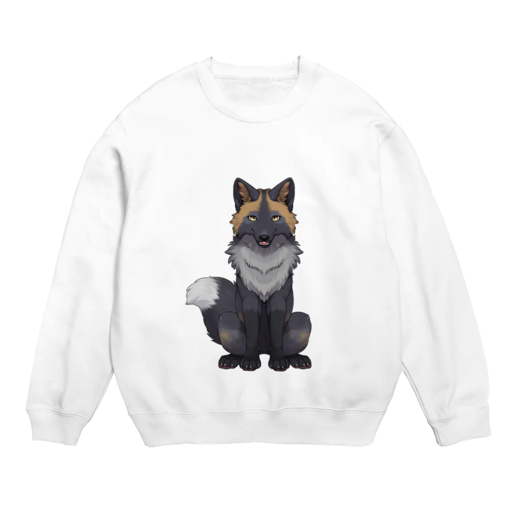 喰(くう)🐺🖤🍖@4/1デビューの喰(くう)＠ギンギツネ Crew Neck Sweatshirt