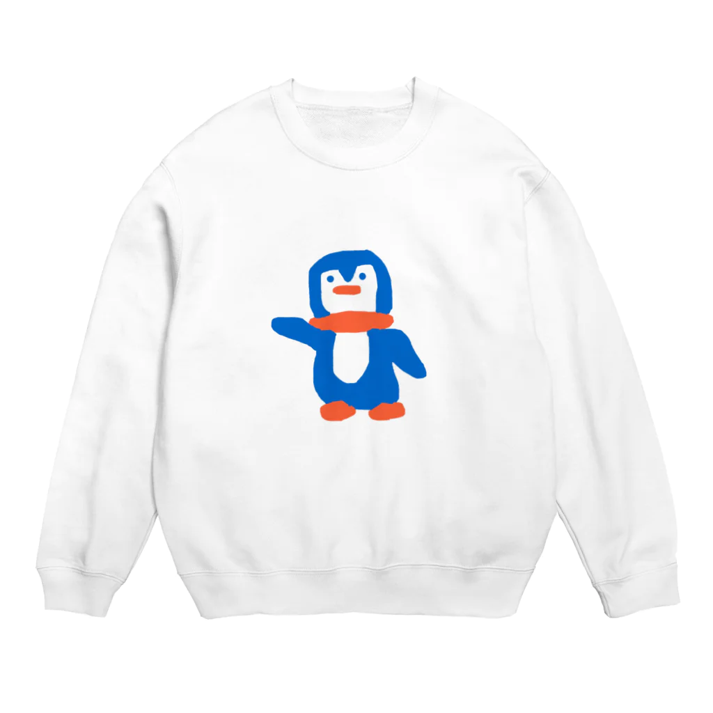 虎の肥満度の高いペンギン Crew Neck Sweatshirt