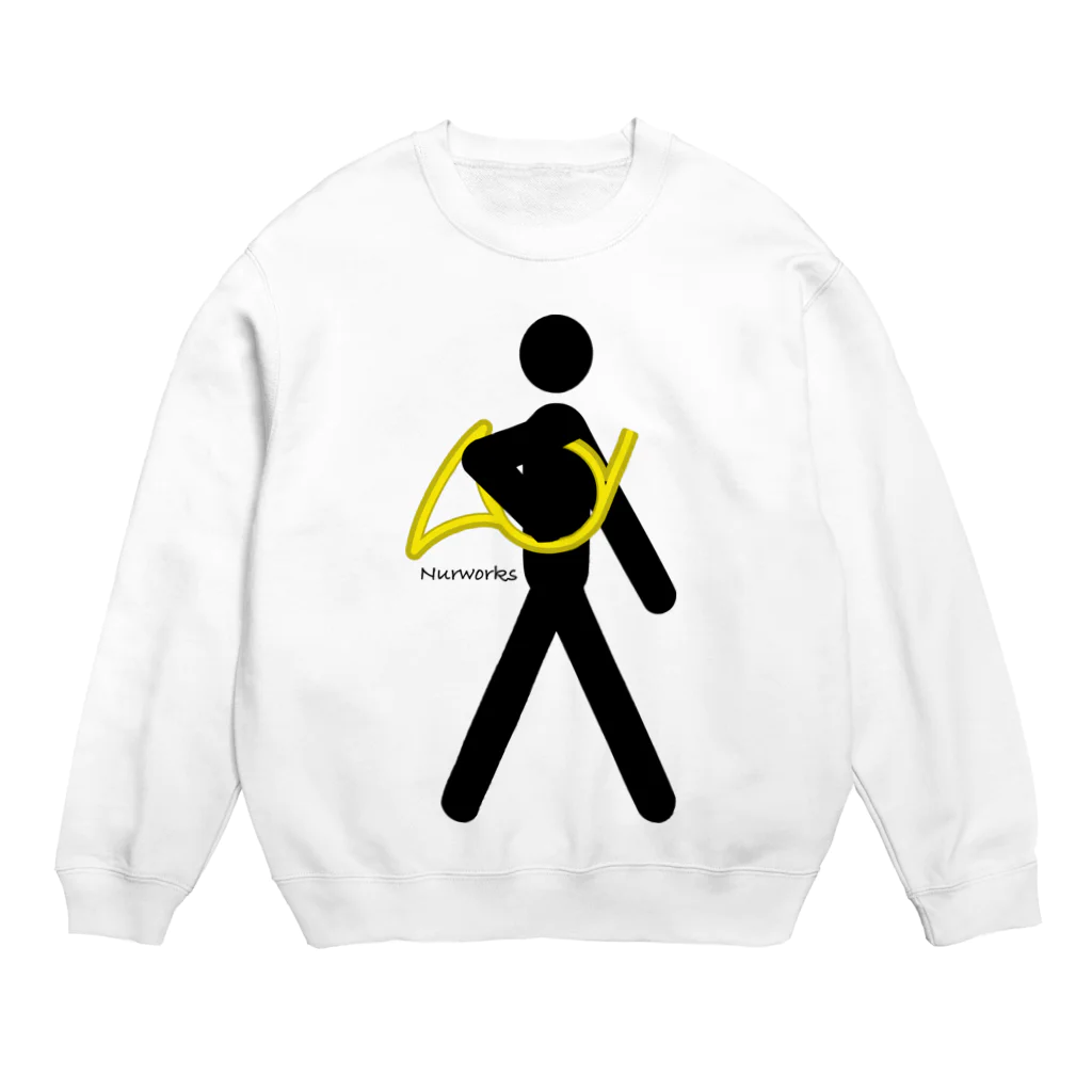 ぬるのThe Walking Hornist w/o Logo Crew Neck Sweatshirt