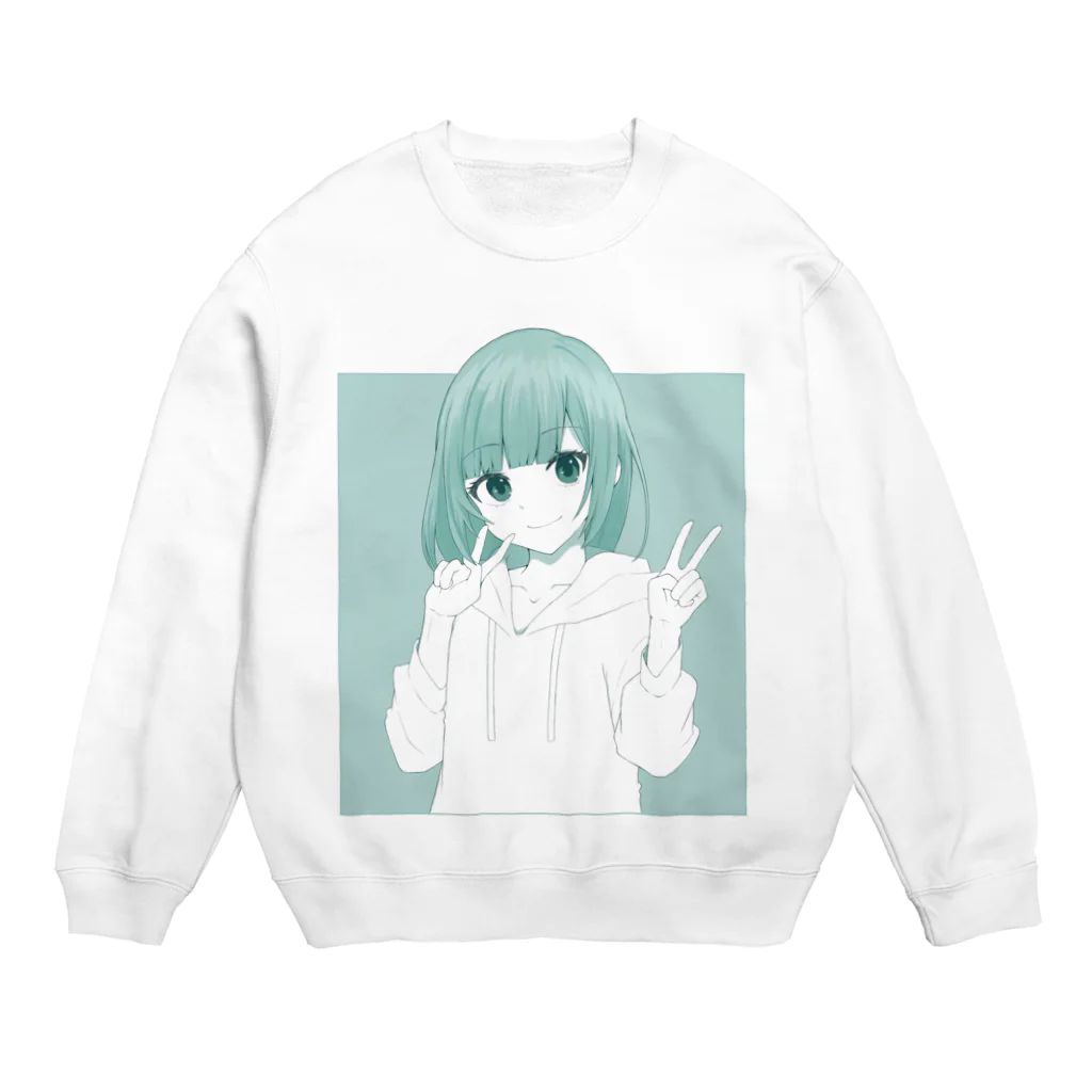 ミントのWピース Crew Neck Sweatshirt