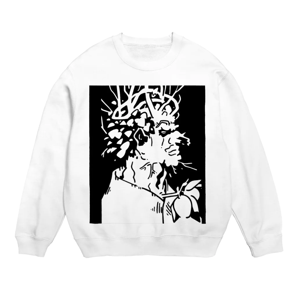 山形屋米店の冬_アルチンボルド四季 Crew Neck Sweatshirt