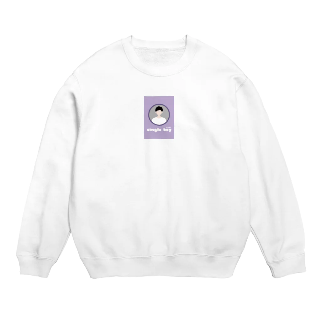 ゆれるごりら委員会。の独身男子 Crew Neck Sweatshirt