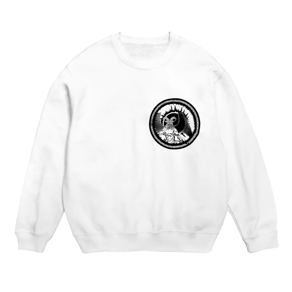 トライバルデザイナー鵺右衛門@仕事募集中のバフォメット Crew Neck Sweatshirt