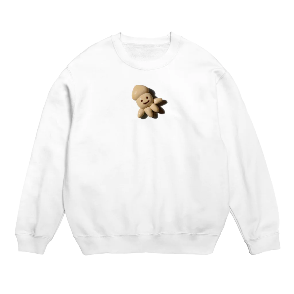 ハイウェイオアシス/双(ふた)のいかパンくん Crew Neck Sweatshirt