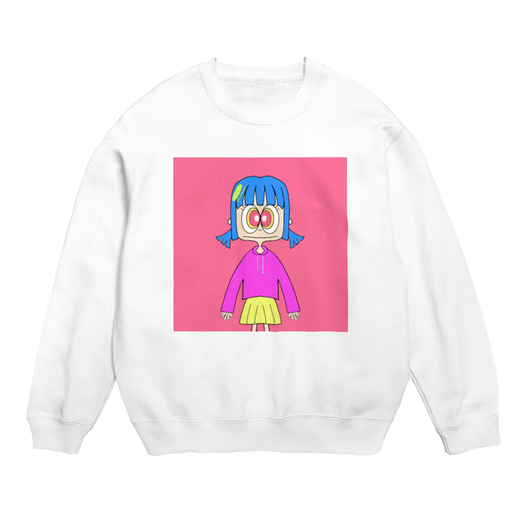 しなひな⇞のビビッドちゃん Crew Neck Sweatshirt