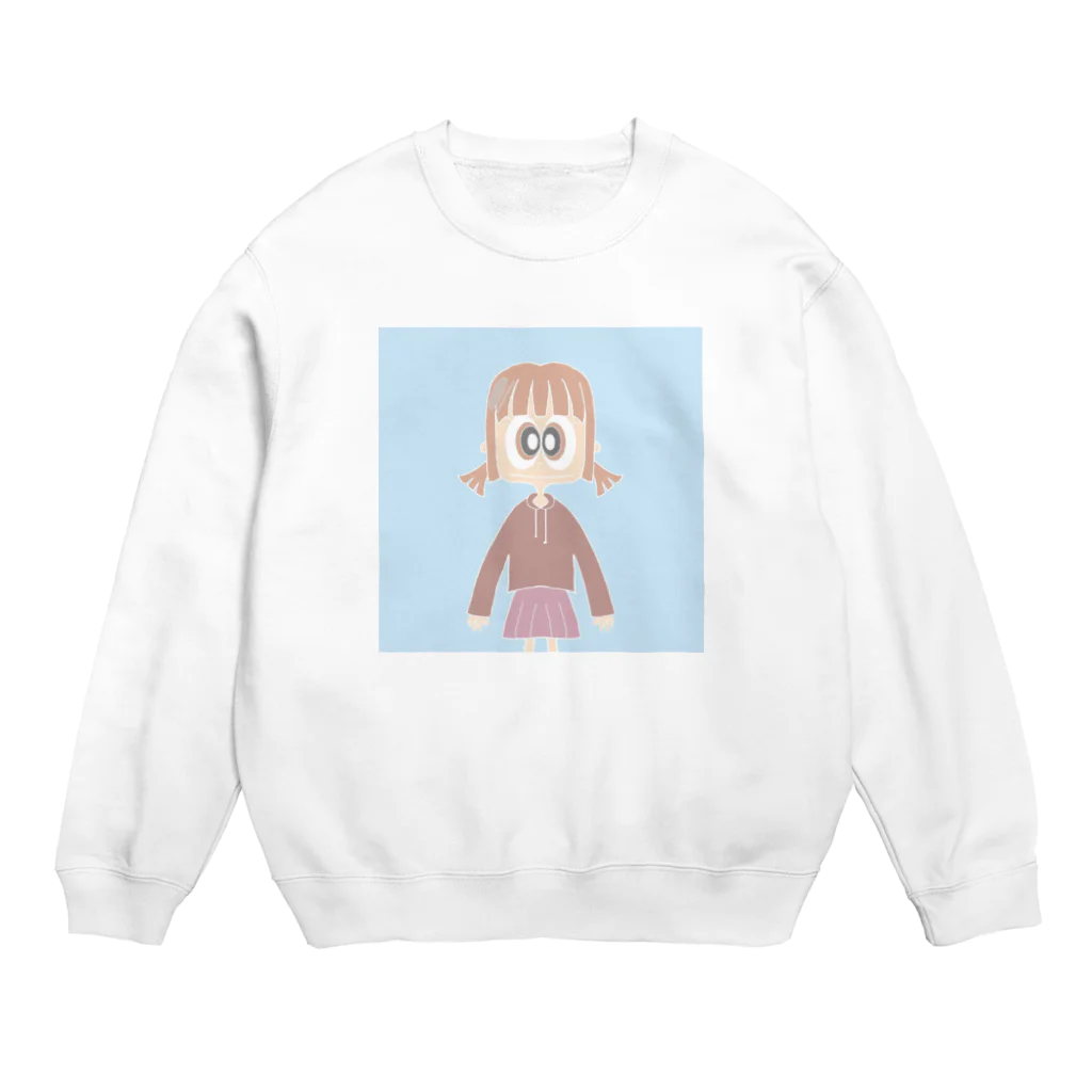 しなひな⇞のくすみちゃん Crew Neck Sweatshirt