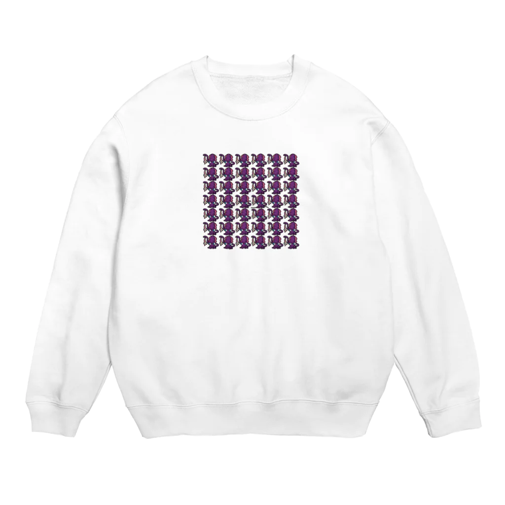 イカぽんちのイカポンチマトリクス Crew Neck Sweatshirt