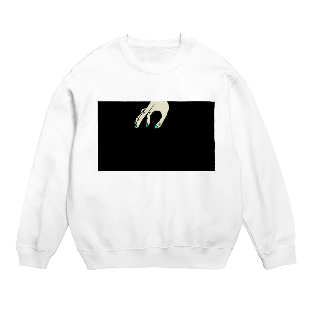 softtennis124のte to yubi Crew Neck Sweatshirt