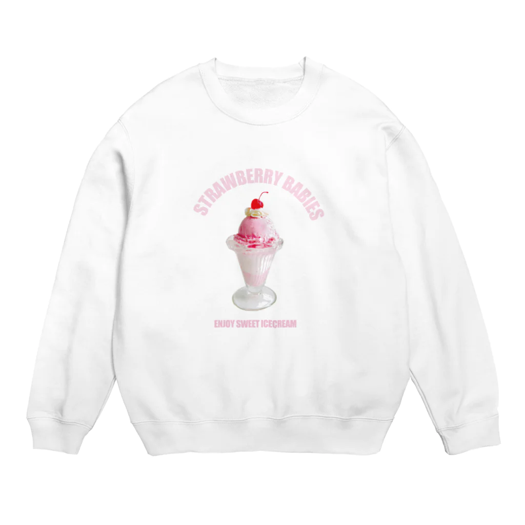 CHICHIPIのストロベリーベイビーズ Crew Neck Sweatshirt