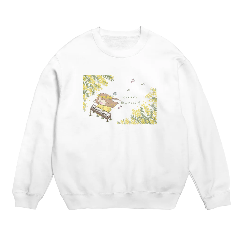 キャンディーおしのちゃんグッズのミモザおしのちゃん② Crew Neck Sweatshirt