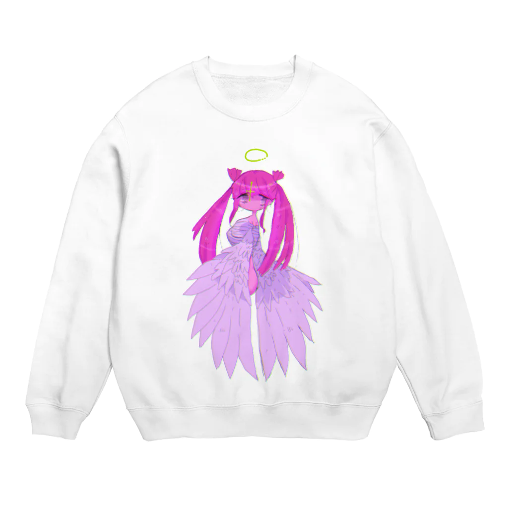 amanozyakushaの欠損天使ちゃん Crew Neck Sweatshirt