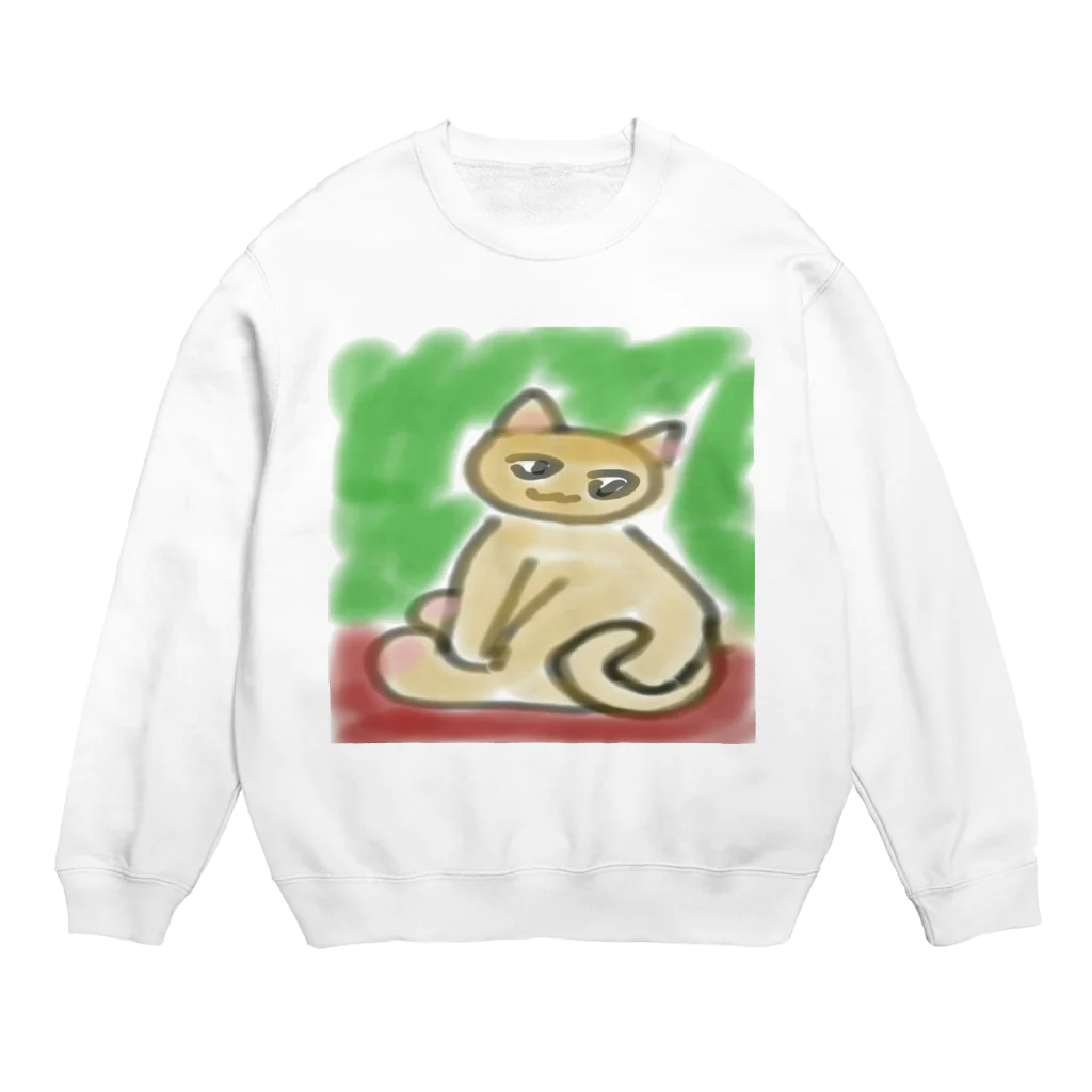 インスピレーションストア(ФωФ)のにゃんこ Crew Neck Sweatshirt