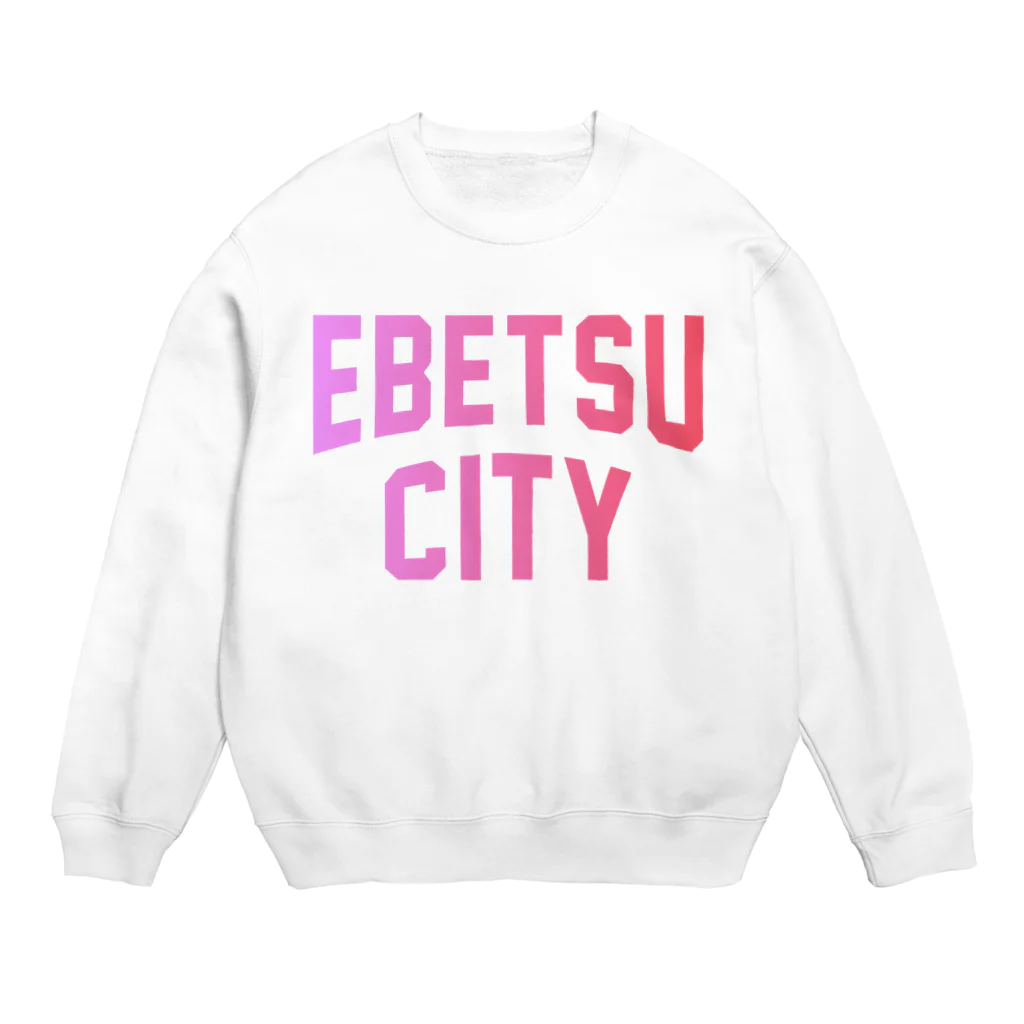 JIMOTOE Wear Local Japanの江別市 EBETSU CITY Crew Neck Sweatshirt