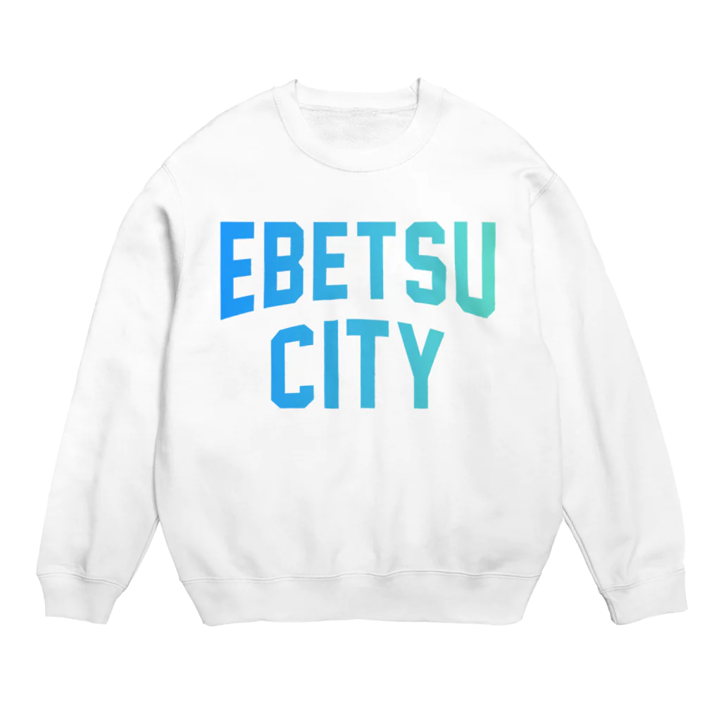 JIMOTOE Wear Local Japanの江別市 EBETSU CITY Crew Neck Sweatshirt