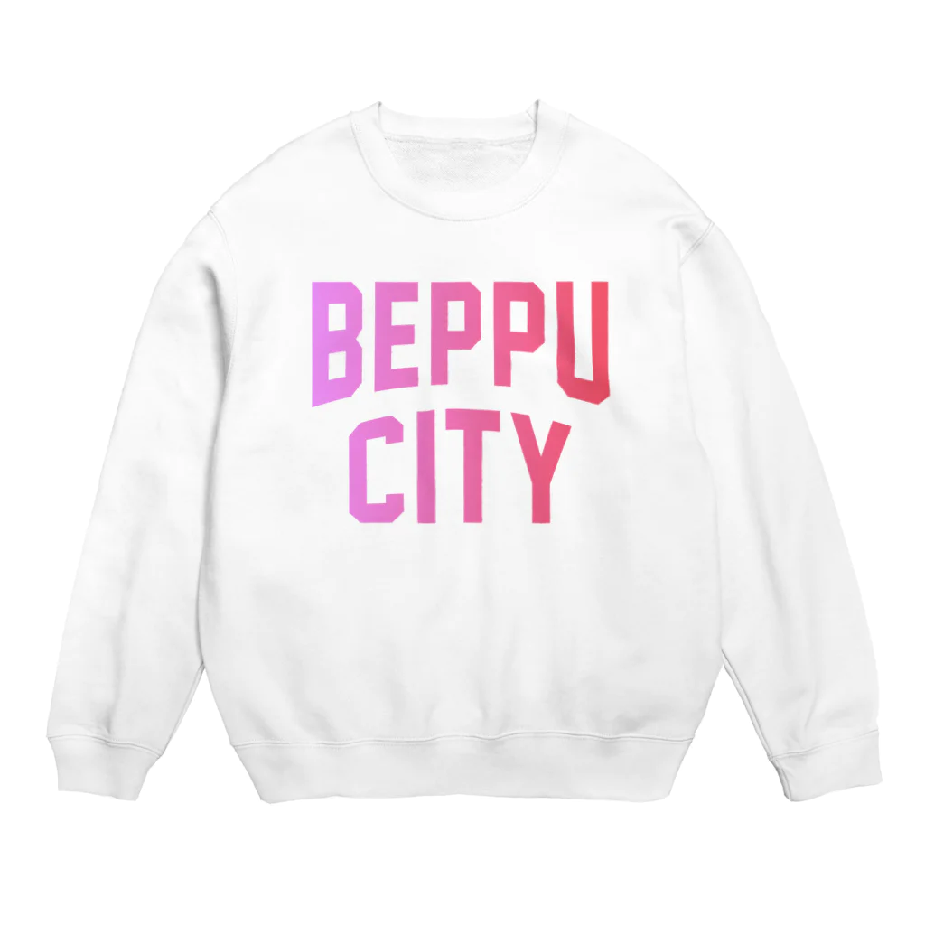 JIMOTOE Wear Local Japanの別府市 BEPPU CITY Crew Neck Sweatshirt