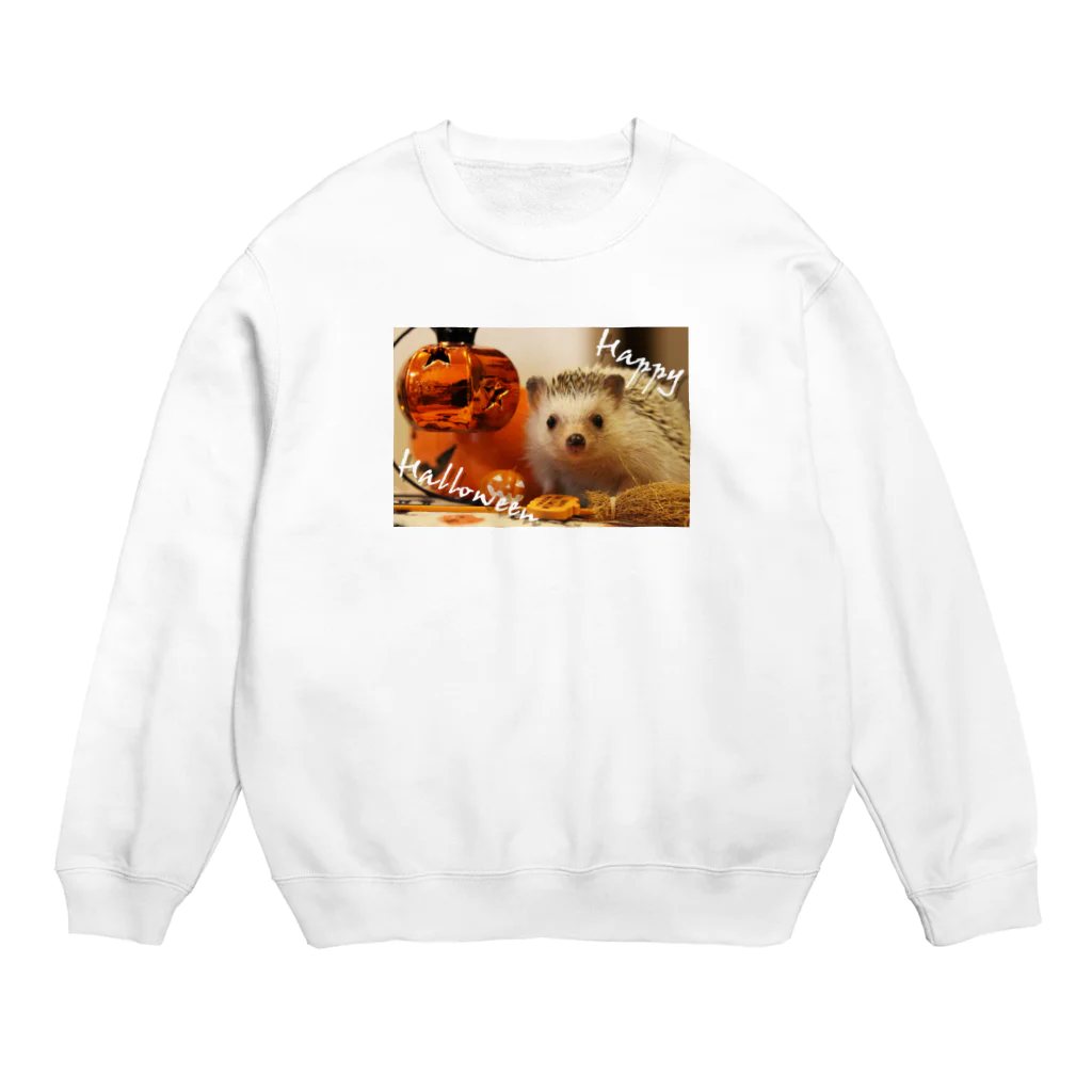 ハリネズミとカイさんのハロウィンハリネズミ２ Crew Neck Sweatshirt