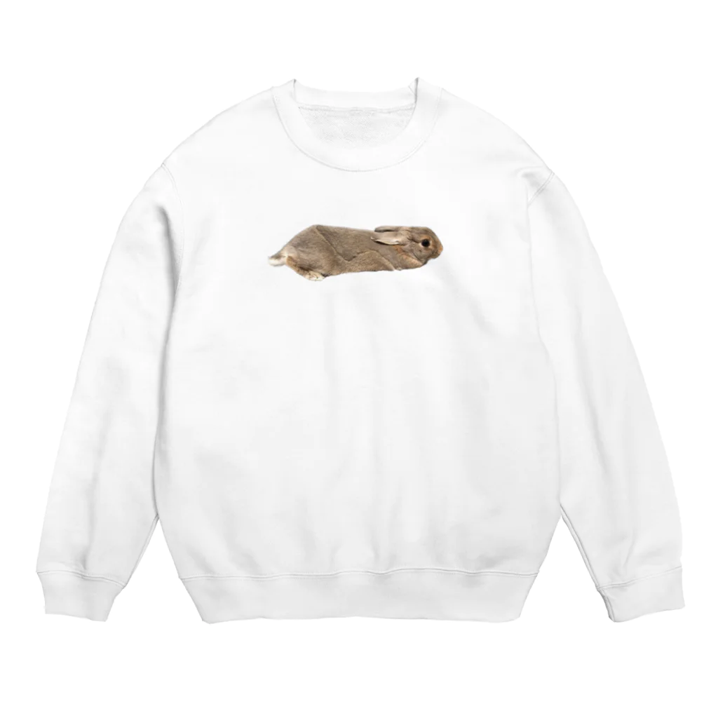 うさぎやのぺたんこ Crew Neck Sweatshirt