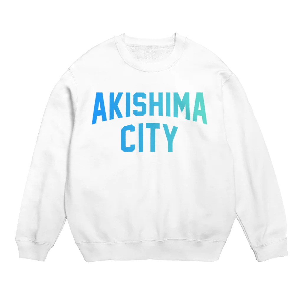 JIMOTOE Wear Local Japanの昭島市 AKISHIMA CITY Crew Neck Sweatshirt