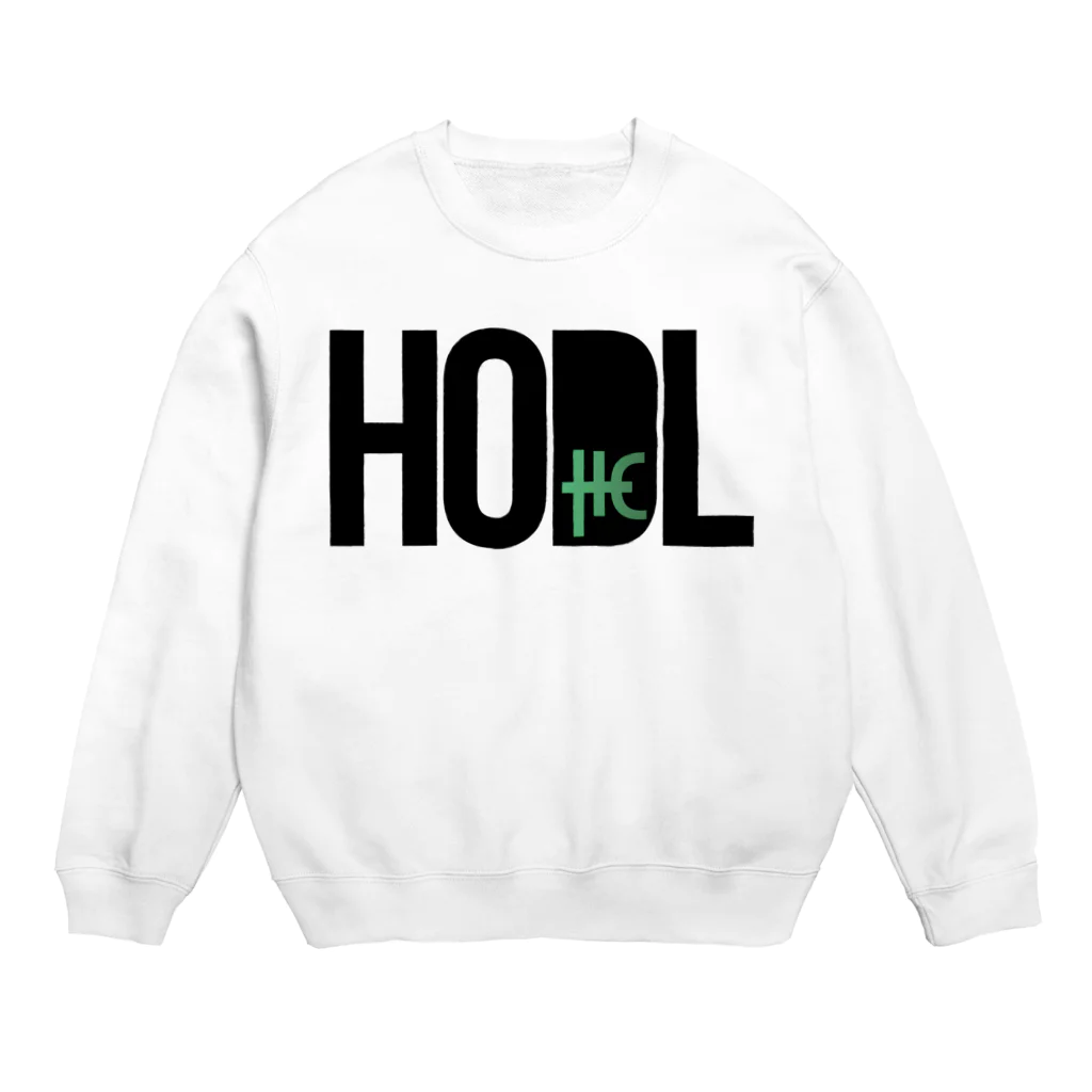 TROPiCALViBESのHODL THC blackfont Crew Neck Sweatshirt