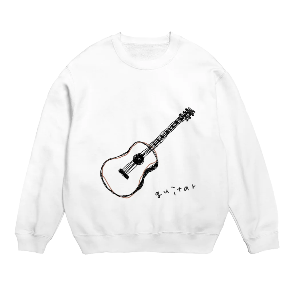 micoのguitar Crew Neck Sweatshirt