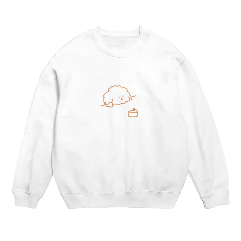 さんぽみちのわんことケーキ Crew Neck Sweatshirt