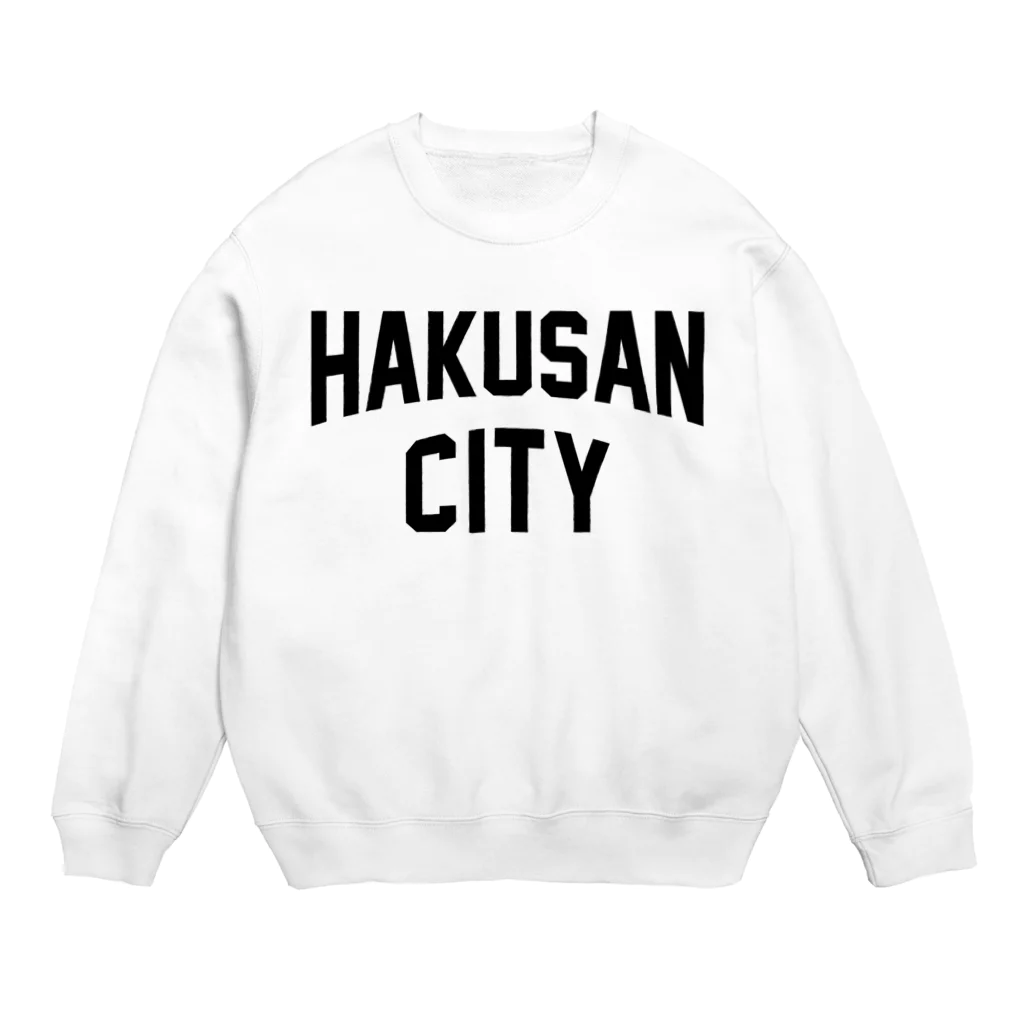 JIMOTOE Wear Local Japanの白山市 HAKUSAN CITY Crew Neck Sweatshirt