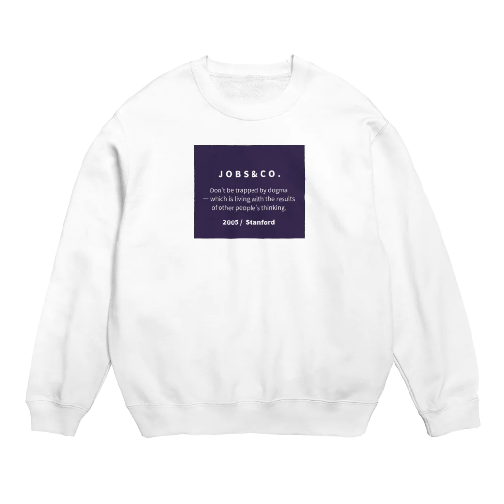 JOBS＆CO.のspeech tag  Crew Neck Sweatshirt