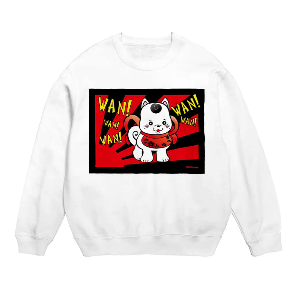 YURANのこま犬ちゃん。 Crew Neck Sweatshirt