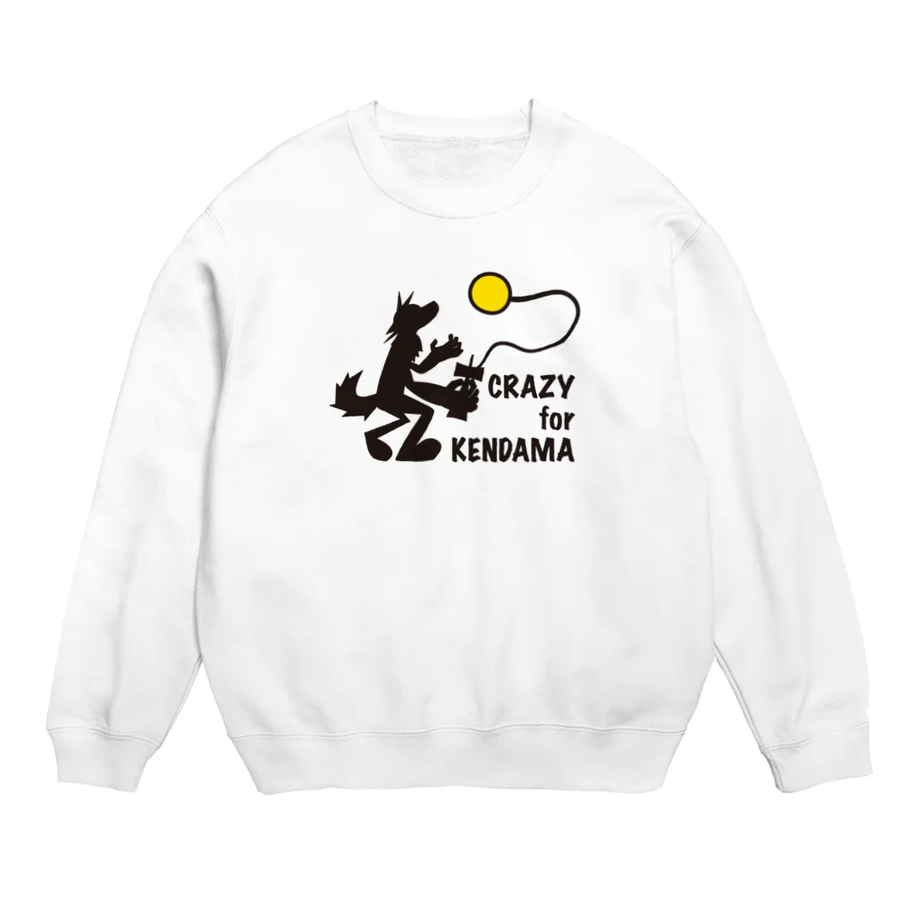 mojokinnのけん玉に首ったけ！ Crew Neck Sweatshirt