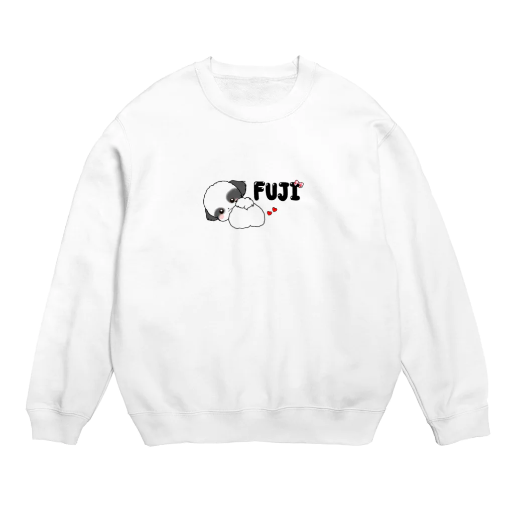 pote©o*  ハンドメイドドッグウェアのフジちゃん Crew Neck Sweatshirt