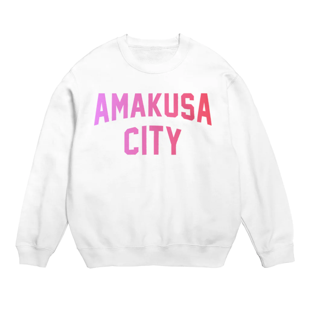 JIMOTOE Wear Local Japanの天草市 AMAKUSA CITY Crew Neck Sweatshirt