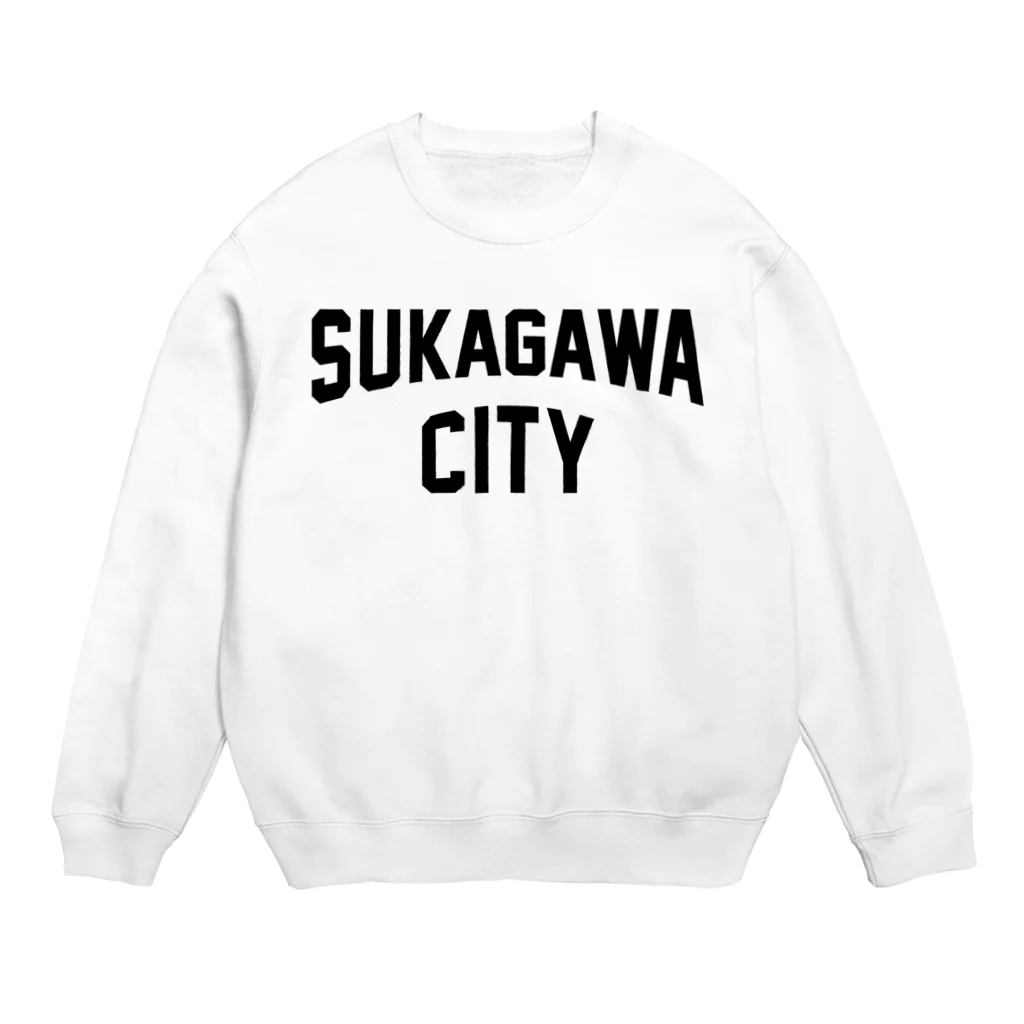 JIMOTOE Wear Local Japanの須賀川市 SUKAGAWA CITY Crew Neck Sweatshirt