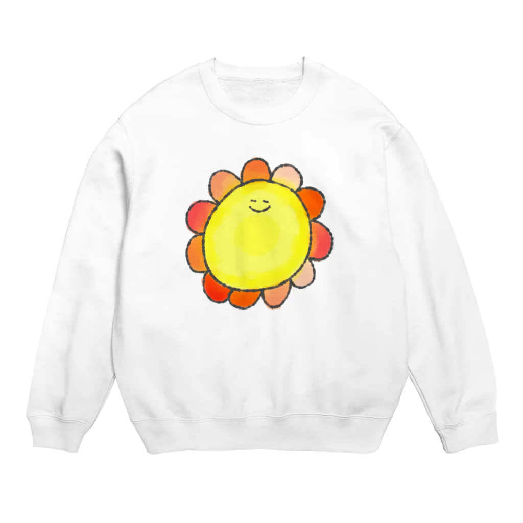 misopiyoのニッコリ花 Crew Neck Sweatshirt