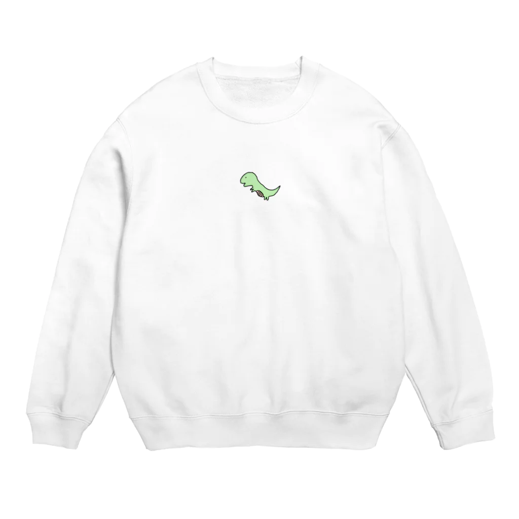 Chabiのお店のバランスの取れない恐竜 Crew Neck Sweatshirt