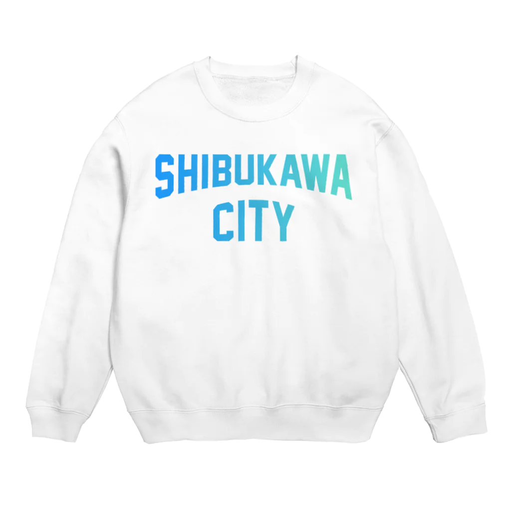 JIMOTOE Wear Local Japanの渋川市 SHIBUKAWA CITY Crew Neck Sweatshirt