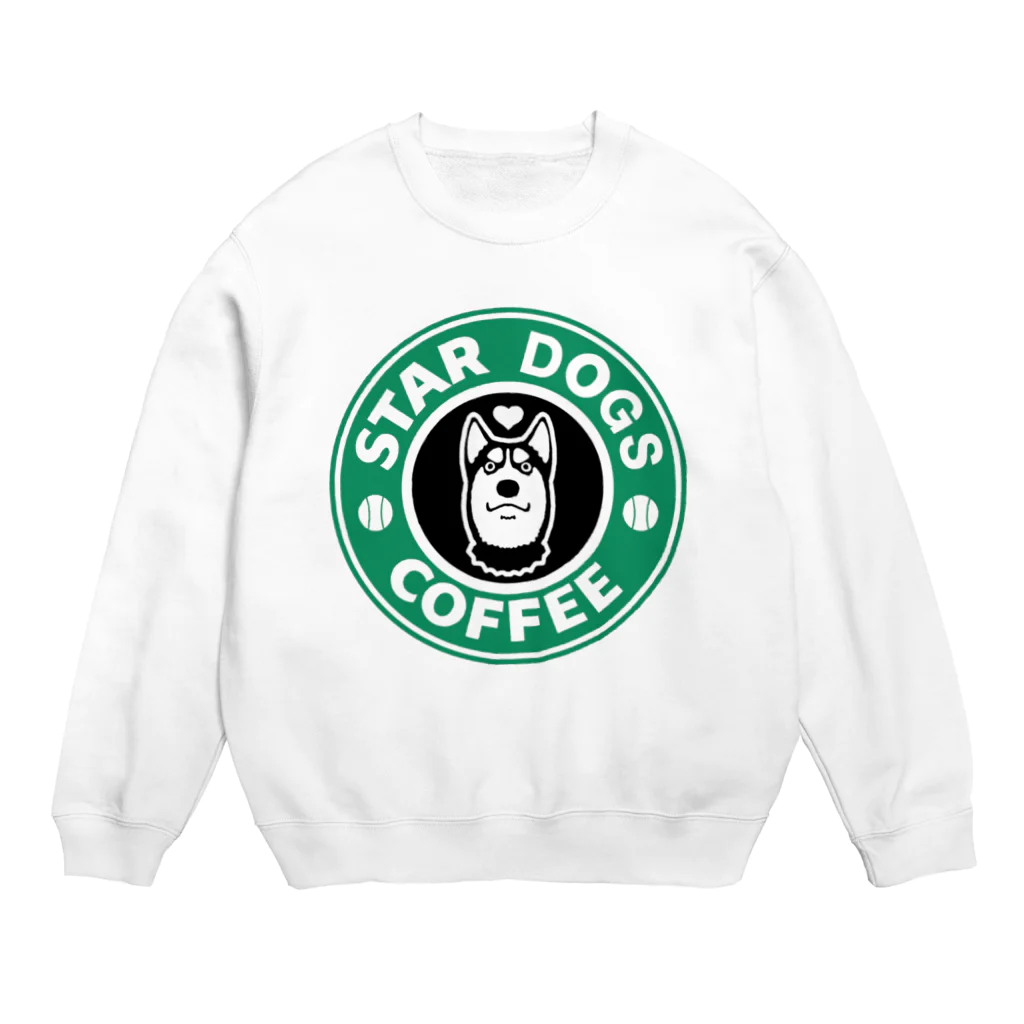 think-a worksのスタド(シベリアンハスキー) Crew Neck Sweatshirt