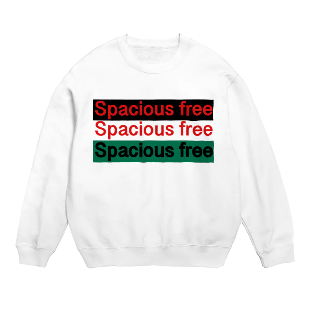 Spacious free のspacious free  スウェット