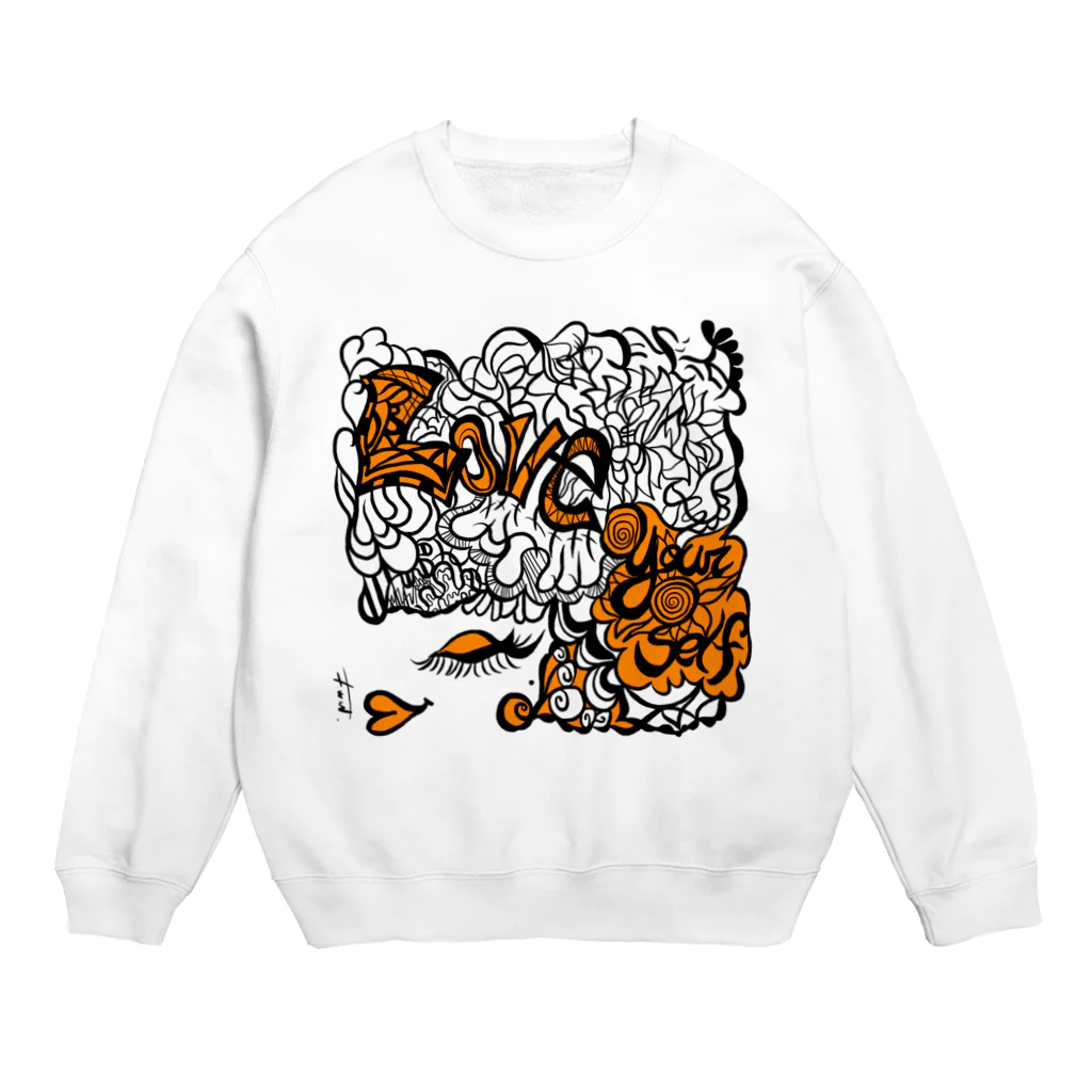 F.W.W.のloveyourself by F.W.W. Crew Neck Sweatshirt