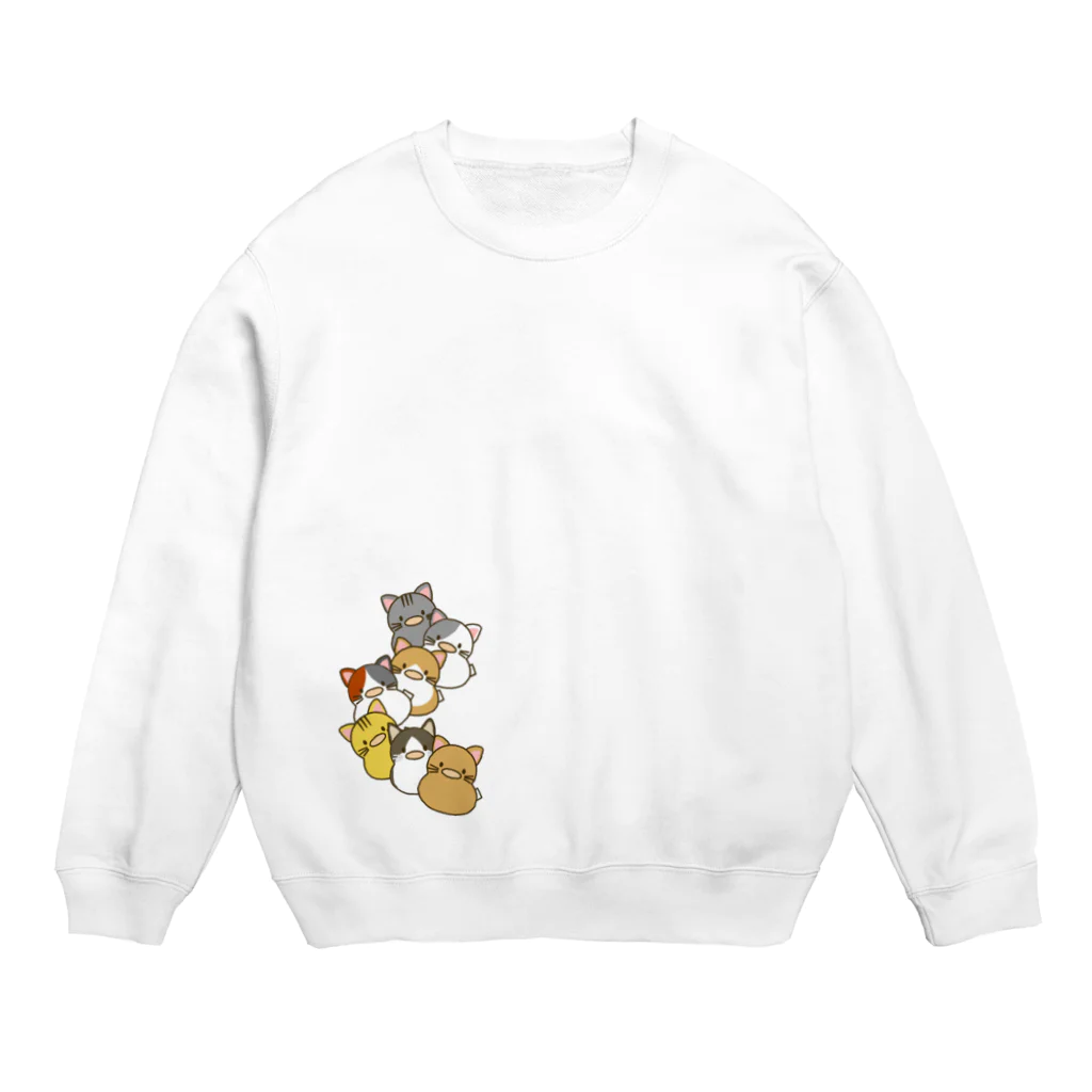 Rinockfarm(リノックファーム)のネコぴよ　ニャーニャートレイン Crew Neck Sweatshirt