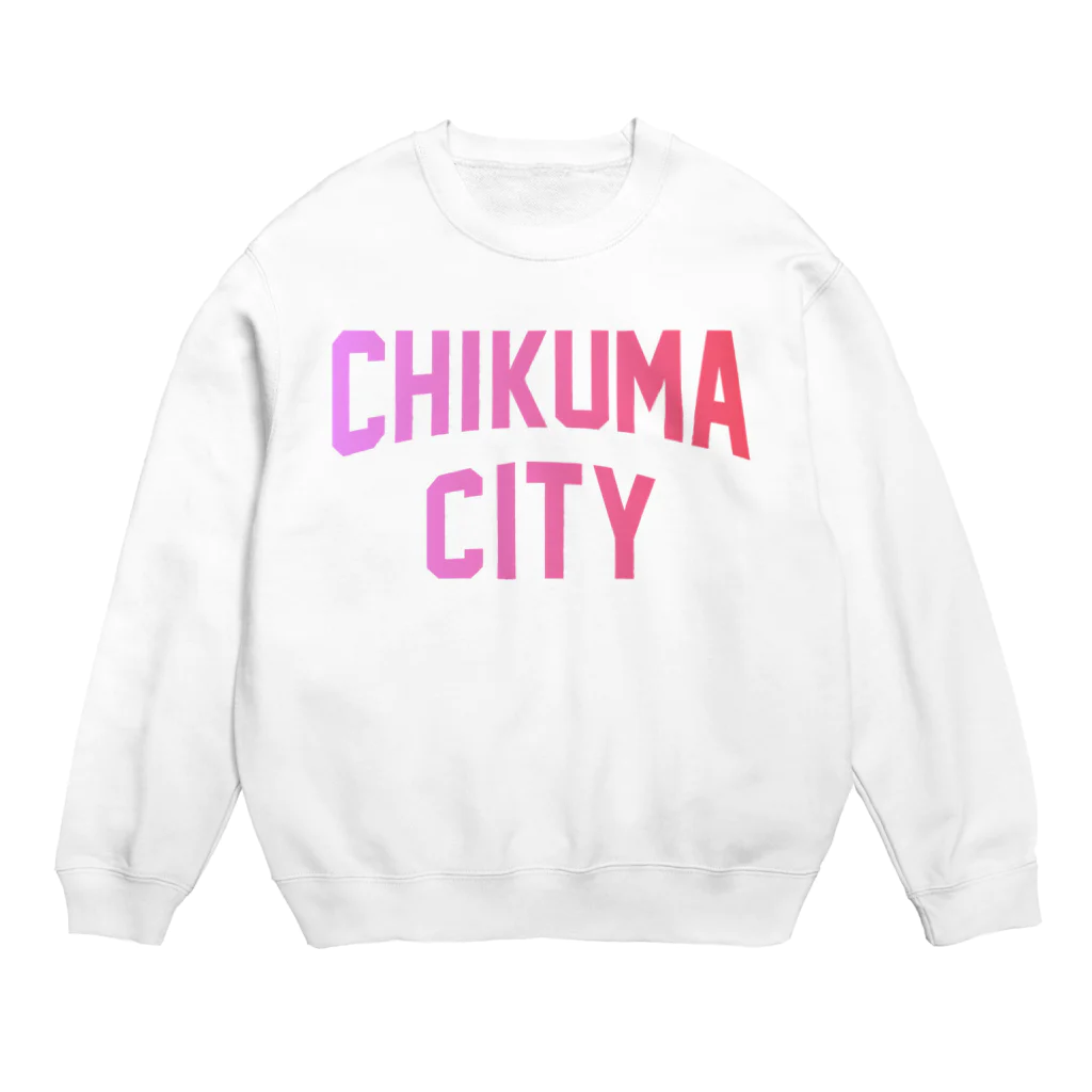 JIMOTOE Wear Local Japanの千曲市 CHIKUMA CITY Crew Neck Sweatshirt