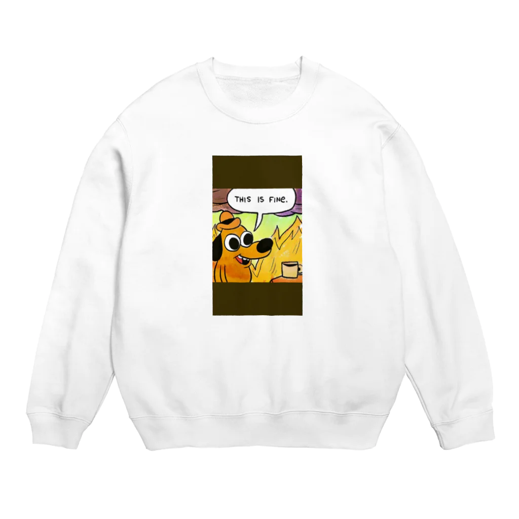 Pちゃん@XRPのワンチャン Crew Neck Sweatshirt