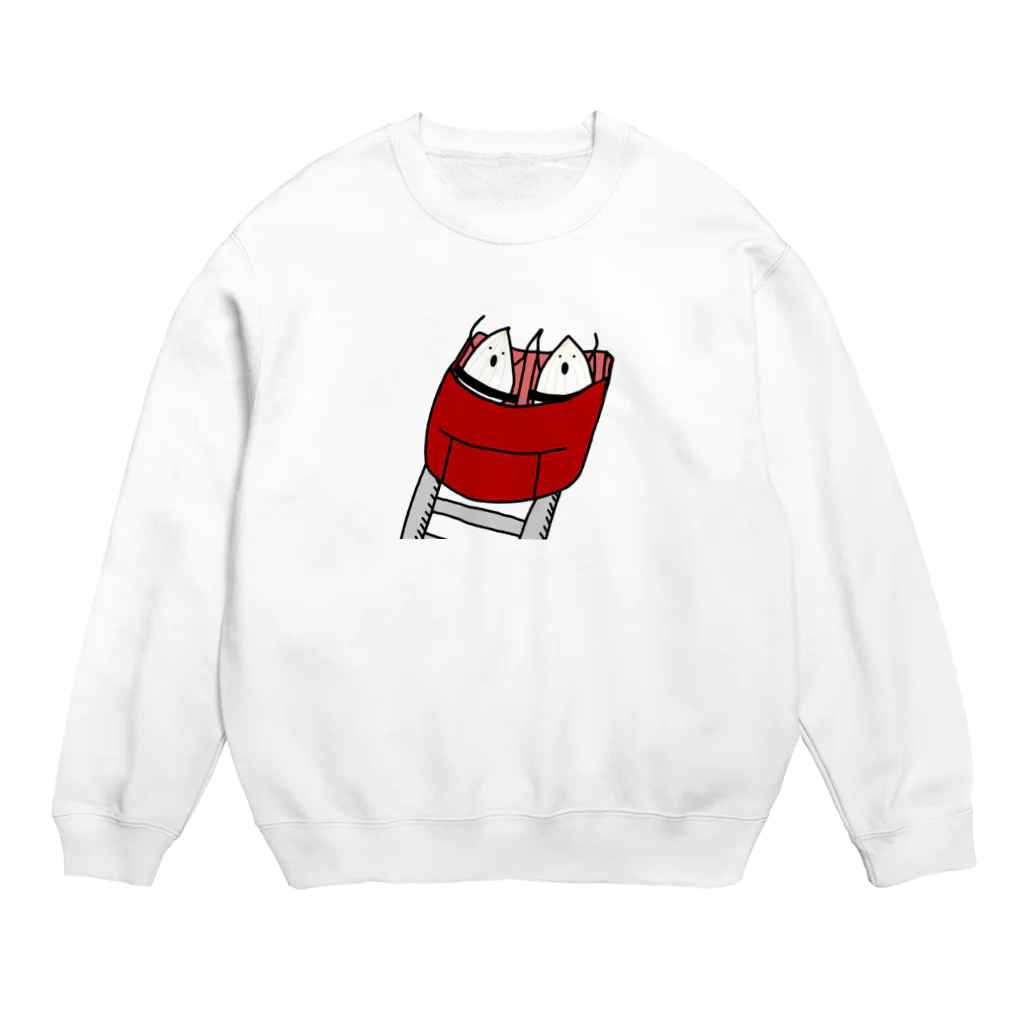 ＋Whimsyの絶叫らっきょう Crew Neck Sweatshirt