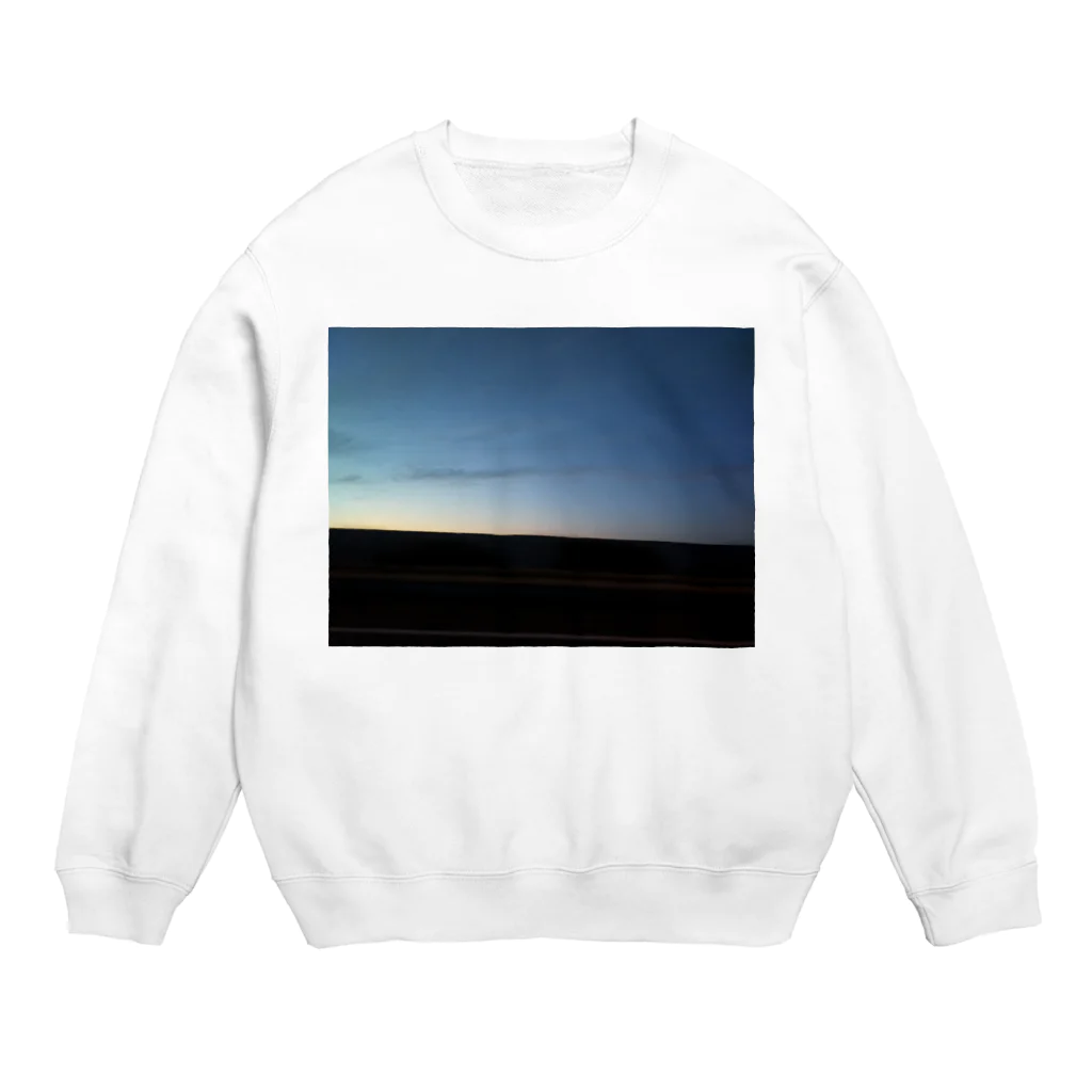 俺は猿!の夜景 Crew Neck Sweatshirt