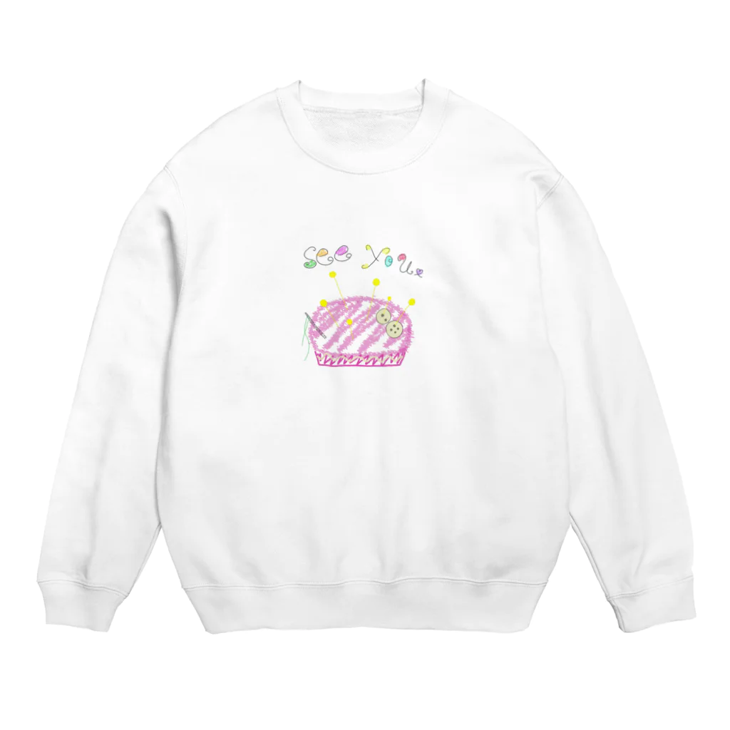 MovMovのピンクッション Crew Neck Sweatshirt