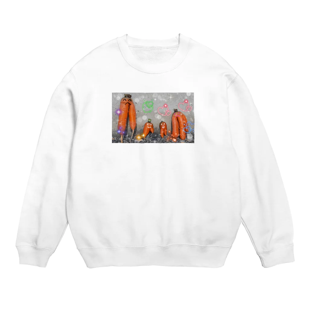 UENO_Farmのcarrot family Crew Neck Sweatshirt