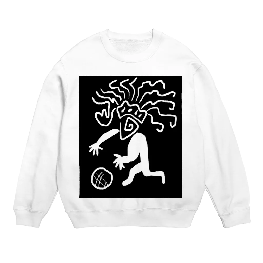 junsen　純仙　じゅんせんのJUNSEN（純仙）ボールで遊ぶ Crew Neck Sweatshirt