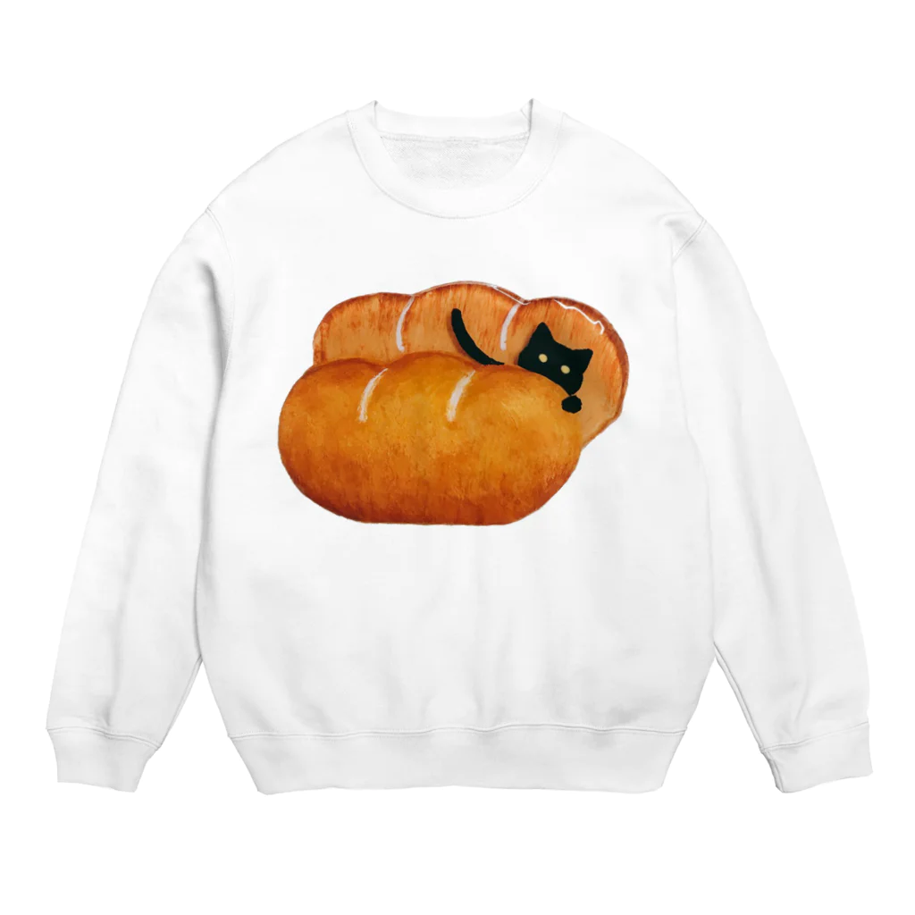 tokimekizaのパンクロネコ（きいろのひとみ） Crew Neck Sweatshirt