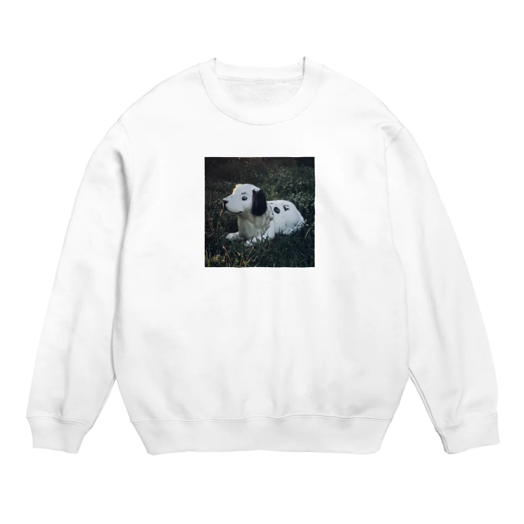 カニカマの大群🦀の犬ちゃん Crew Neck Sweatshirt