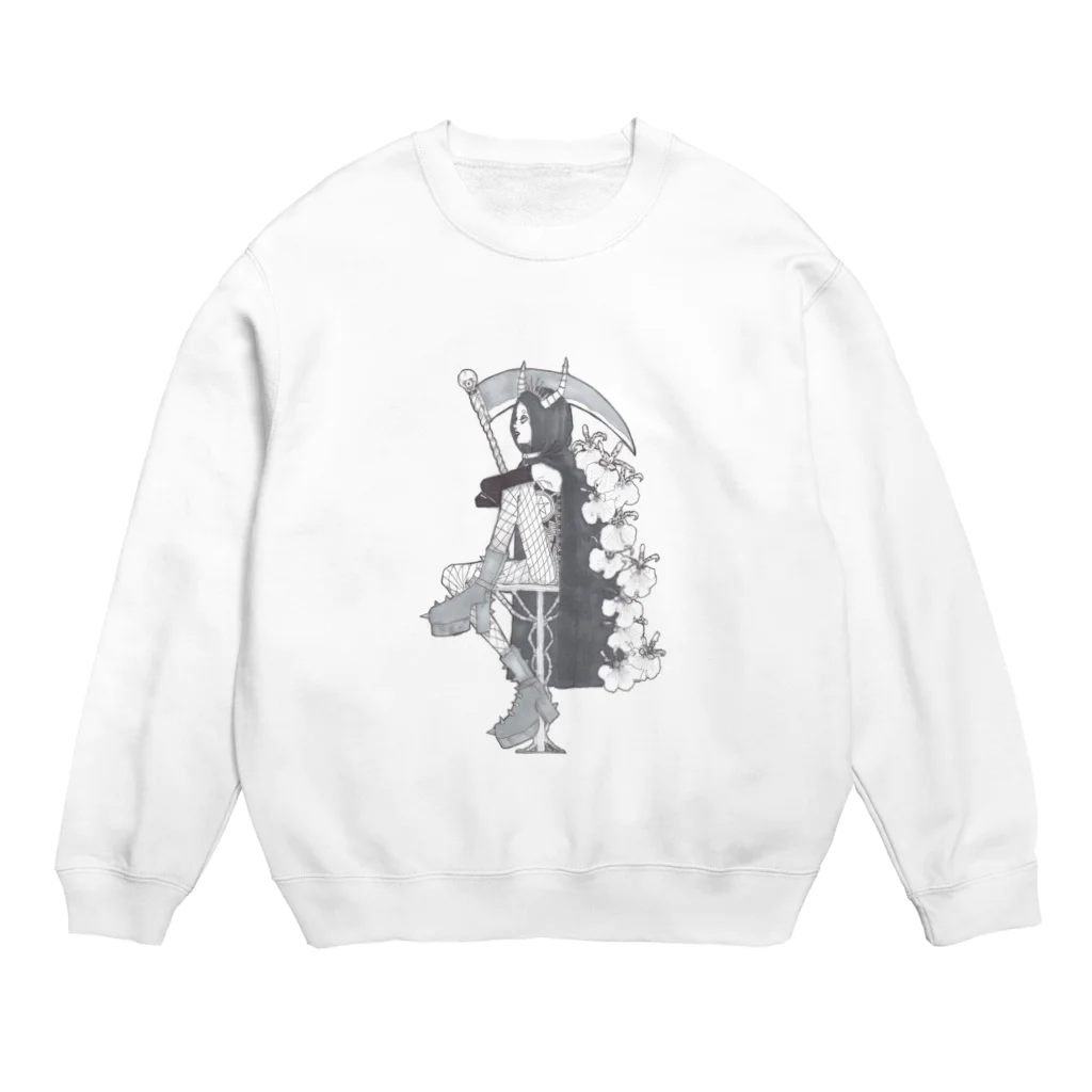 やこたろさんの死神 Crew Neck Sweatshirt