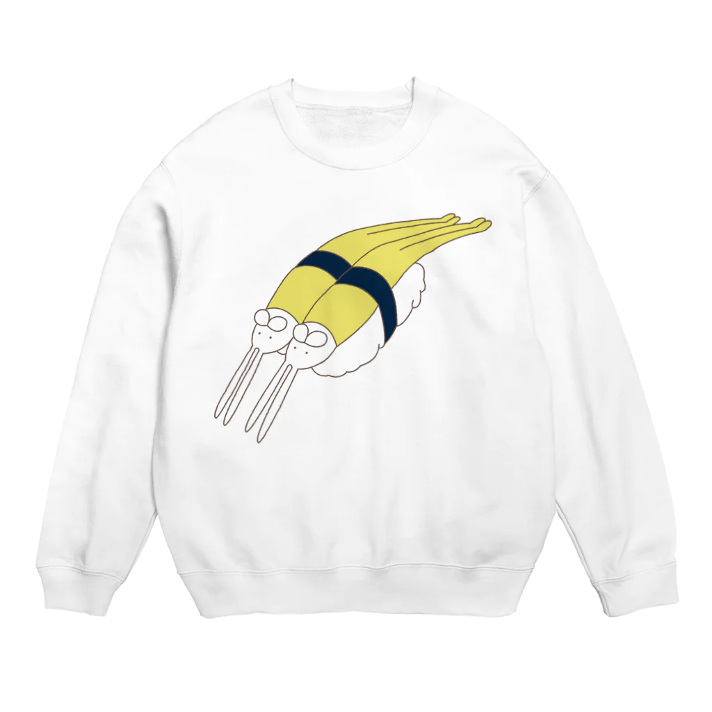 くらきち ONLINE SHOPのうさぎタイツ寿司 Crew Neck Sweatshirt